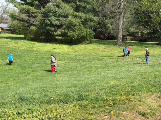 Easter Egg Hunt — photo from the Bob Brown House